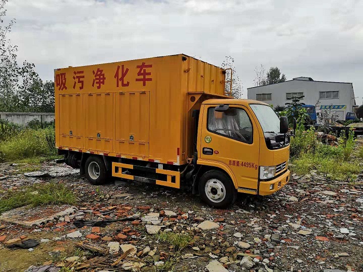 黃牌吸污凈化車(chē)_東風(fēng)小多利卡污水處理車(chē)